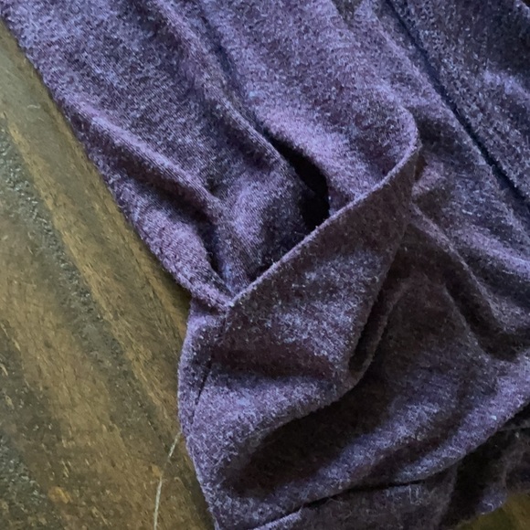 Shasa L purple cardigan with ruched sleeves - Picture 4 of 5